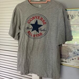 Men’s Converse T-Shirt in Gray Size M
